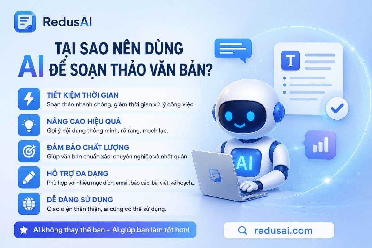 Tại Sao Bạn Nên Dùng AI Để Soạn Thảo Văn Bản Ngay Hôm Nay?